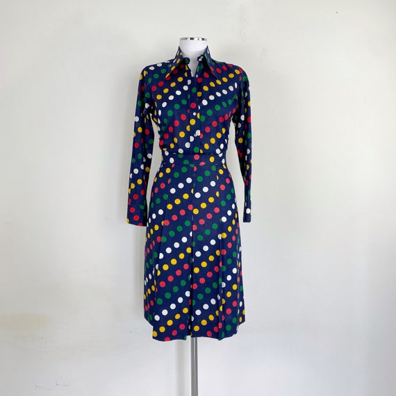 Vintage SORELLE FONTANA Polka Dot Suit Skirt Suit Made in - Etsy