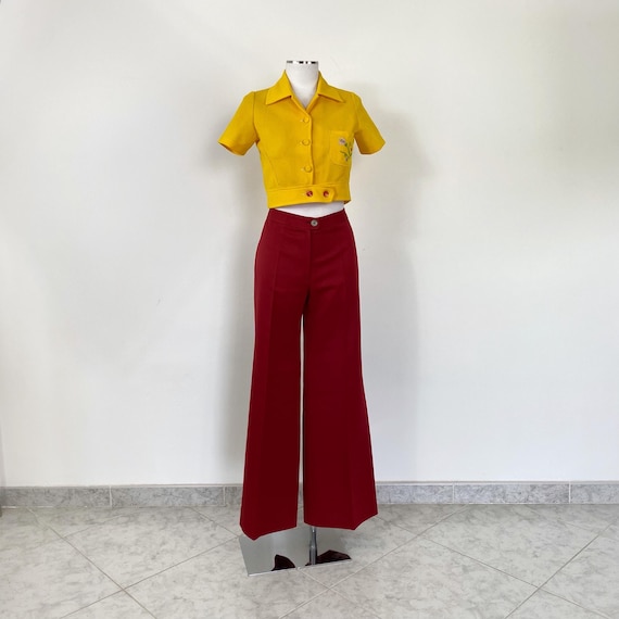 Pantalones burdeos vintage anos 70 pantalones anos 70 pantalones anos 70 pantalones acampanados anos 70 pantalones de campana anos 70 pantalones hippies pantalones acampanados pantalones anos 70 Etsy ...