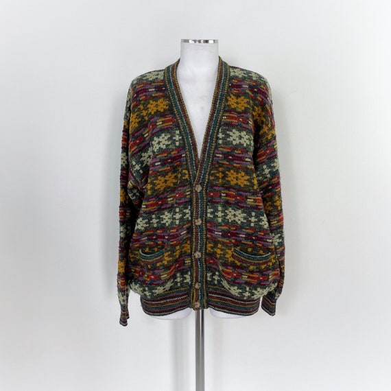 90s Vintage MISSONI Men Cardigan Men Sweater Missoni Knit - Etsy