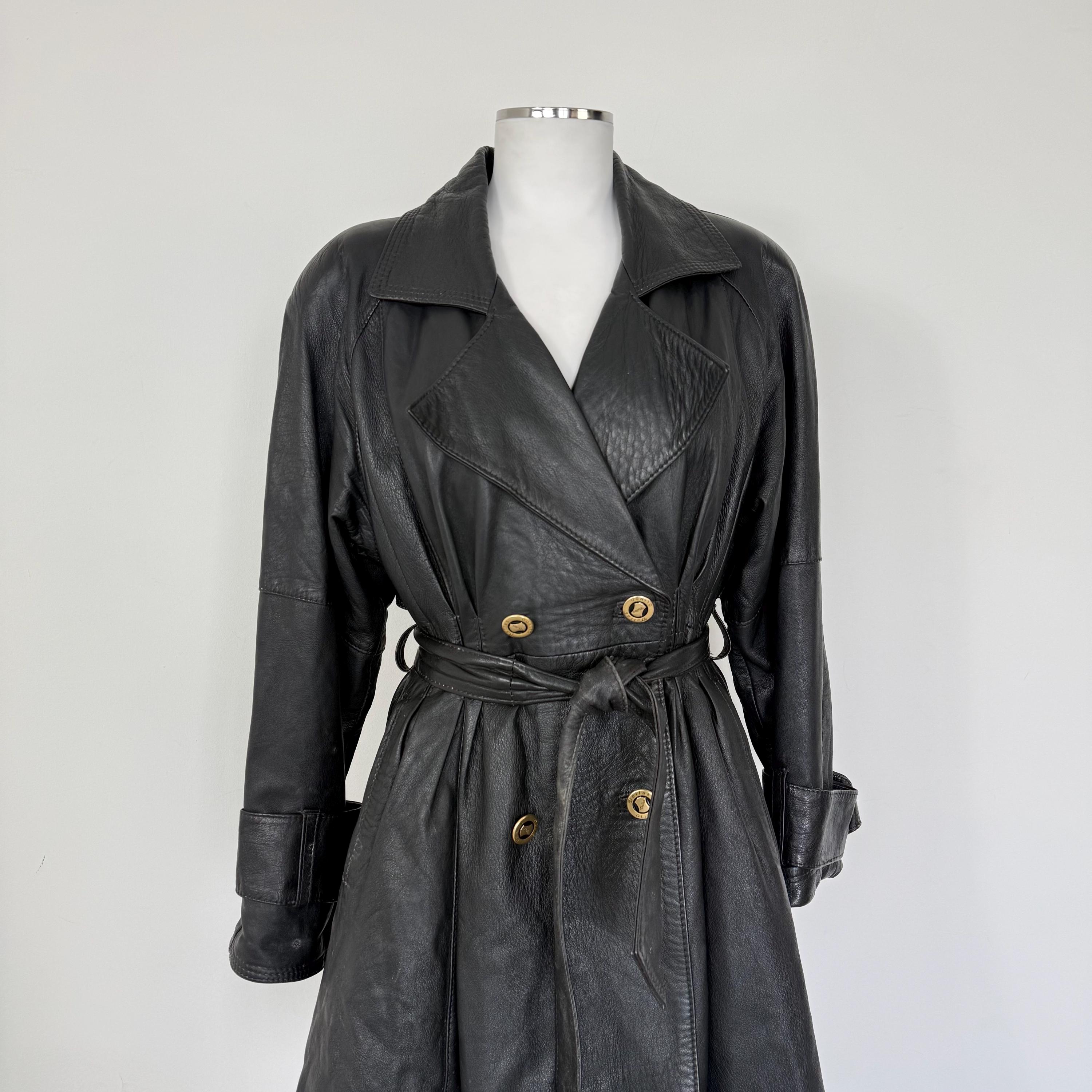 ジャケット・アウター melt the lady leather like trench coat MELT THE LADY leather like trench coat