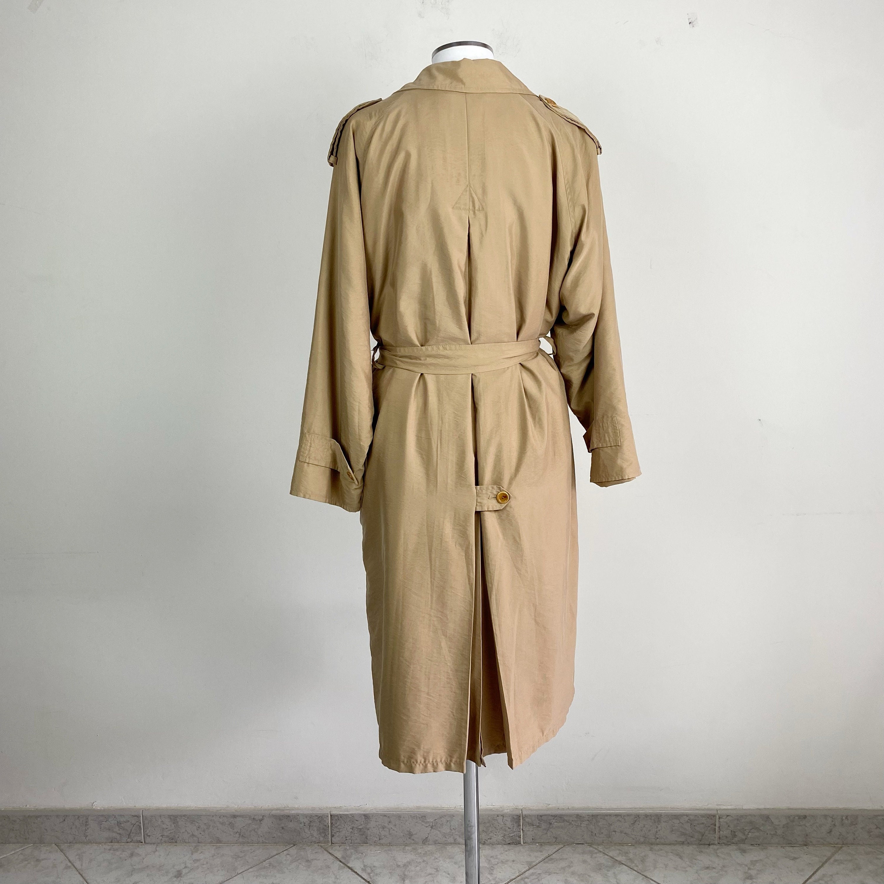 90s MARELLA by MAX MARA Beige Trench Coat Trench Coat for - Etsy