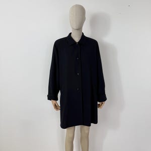 Abrigo vintage MAX MARA, abrigo azul, abrigo azul marino Max Mara