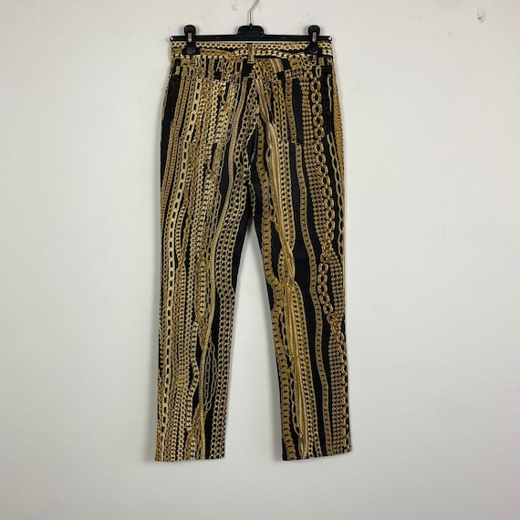 Y2K ROBERTO CAVALLI baroque print pants, Roberto … - image 2