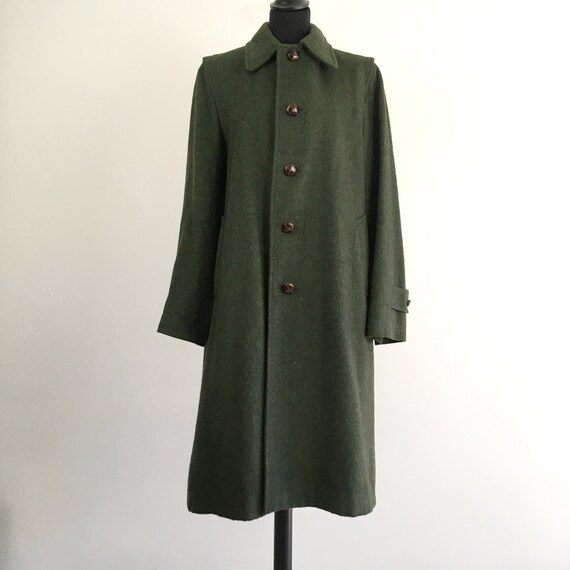 80s 90s vintage loden men coat