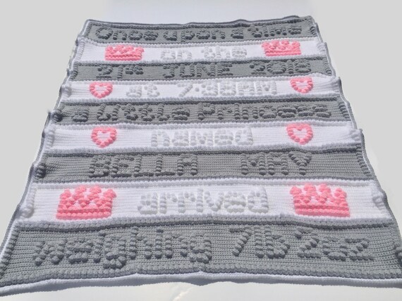 personalised crochet blanket