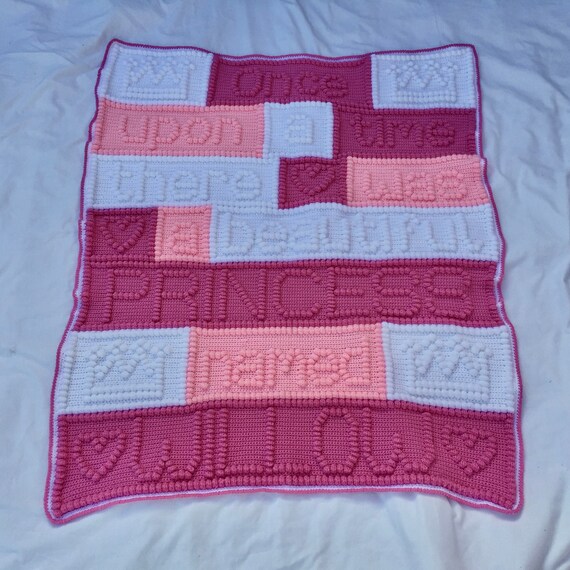 etsy personalised baby blanket