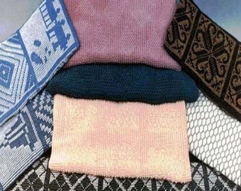 31 - Seven Afghans for the E6000 (Audio Tutorial for Passap E6000 Knitting Machine) Short-Cut Shapings (R)