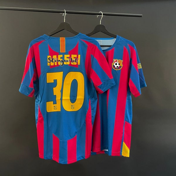Retro Barcelona 2004-05 Messi 30 Classic Legacy Football Shirt / Soccer Football Classic Jersey Retro / Classic Jersey, Gift For Him