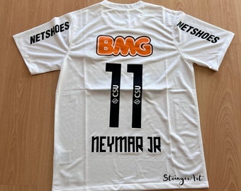 Retro Ney-mar-JR 11 Santos FC Home Retro Jersey 2011-2012, Camiseta de fútbol inspirada, Camiseta de fútbol, Fútbol Vintage