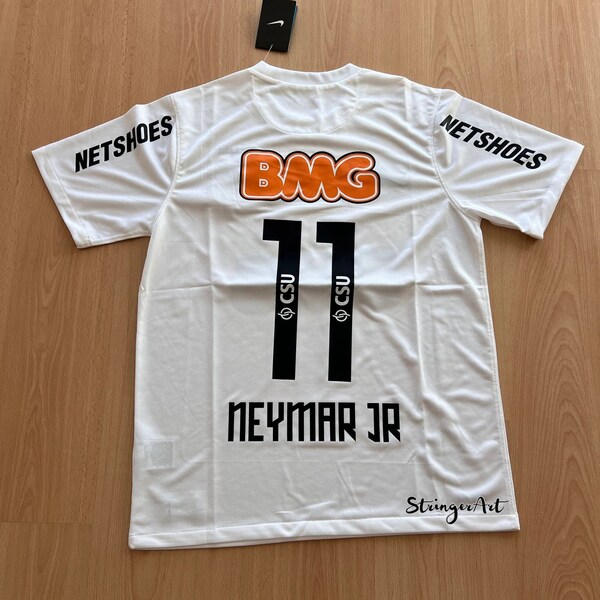 Retro Ney-mar-JR 11 Santos FC Home Retro Jersey 2011-2012, Camiseta de fútbol inspirada, Camiseta de fútbol, Fútbol Vintage