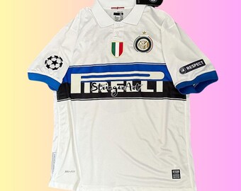 Maglia retrò Inter Milan UCL, Maglia da calcio Inter Milan Champions League, Maglia da calcio vintage Inter, Maglia ETO n. 9, Regalo per lui