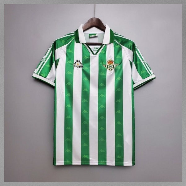 Retro Real Betis 1996 - 97 Home Retro Football Shirt Real Betis Jersey -  Real Betis Soccer Shirt - Gift For Him - Gift For Fan