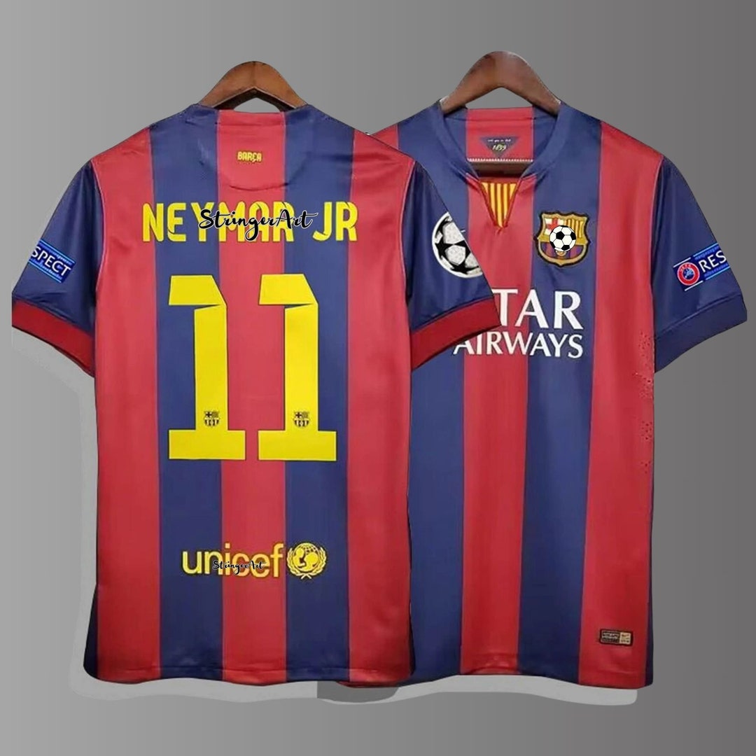 Retro Fc Barcelona 2015 Champions League Final Jersey Neymar Junior 