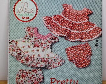 Dress pattern for baby.  Pretty Baby:  Ellie Mae Designs, baby girl dress designs.