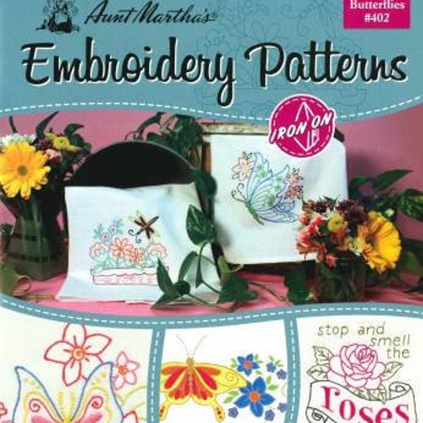 Aunt Martha's iron on embroidery patterns.