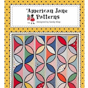 Quilt pattern.  Petal Panels:  this is a crib, throw, twin, double or full size quilt pattern.