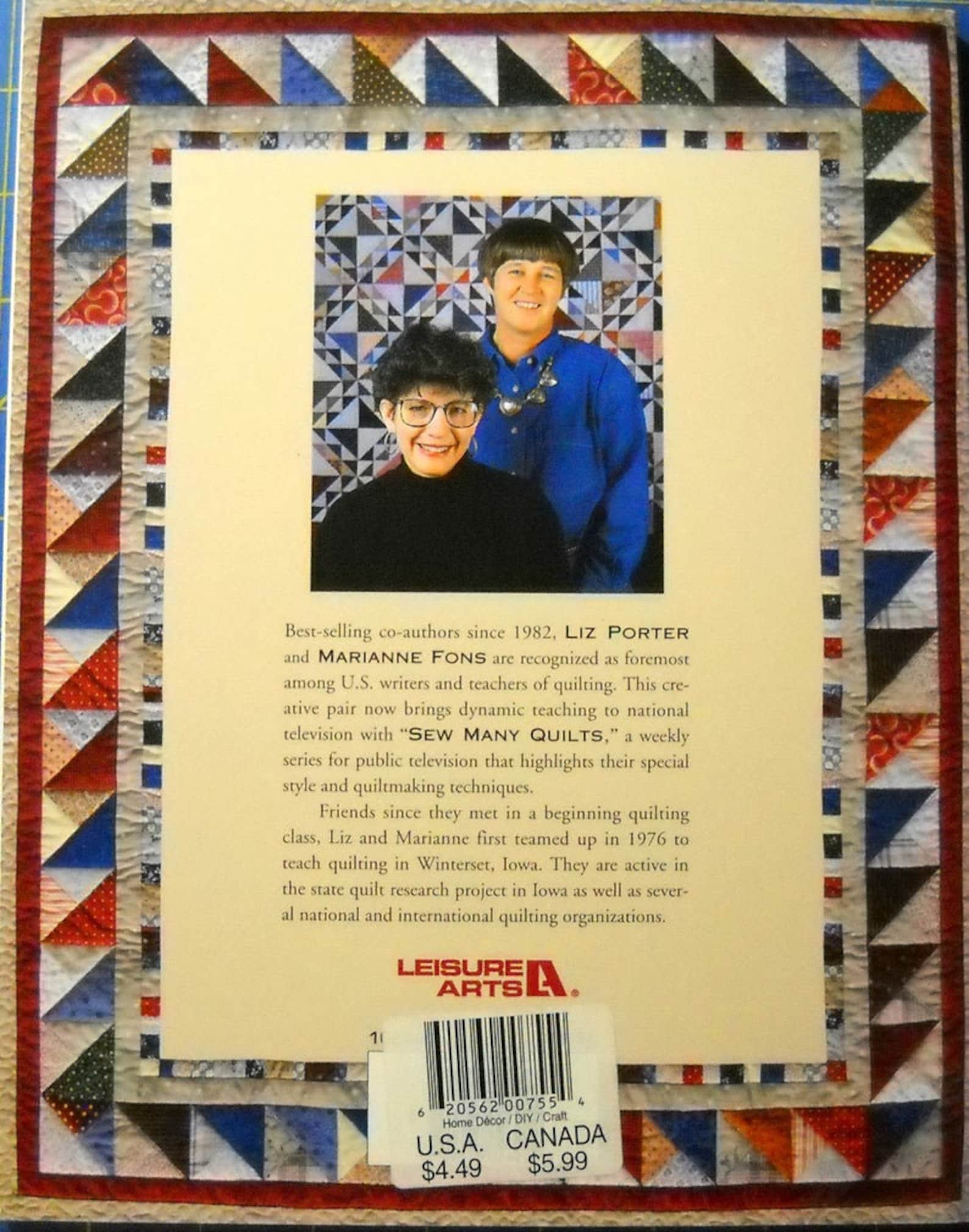 Quilt Book: Quick Quilts From the Heart by Liz Porter and Marianne Fons ...