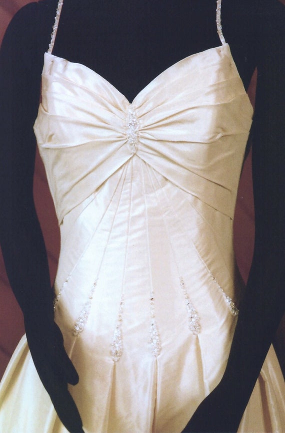 New with tags, Maggie Sottero's French taffeta br… - image 7