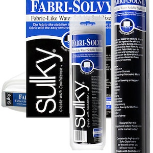 Sulky wash away stabilizer.