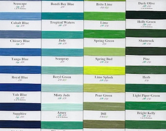 SALE:  Signature cotton quilting thread.   #50 thread, 700 yards solid colors.  Signatures 96 colors, all are in stock and ready to ship.
