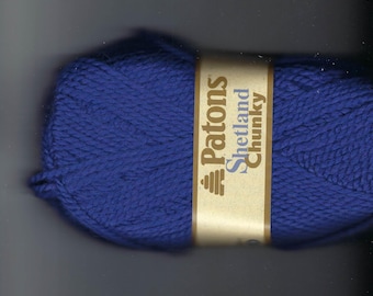 Patons Shetland Chunky yarn.  I list 7 colors with 2 of them Shetland Chunky Tweed.
