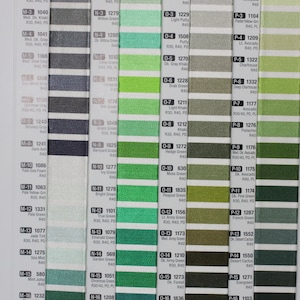 Sulky machine embroidery thread, rayon, in stock and ready to ship.  They can be washed, boiled, are light fast and can be dry cleaned.