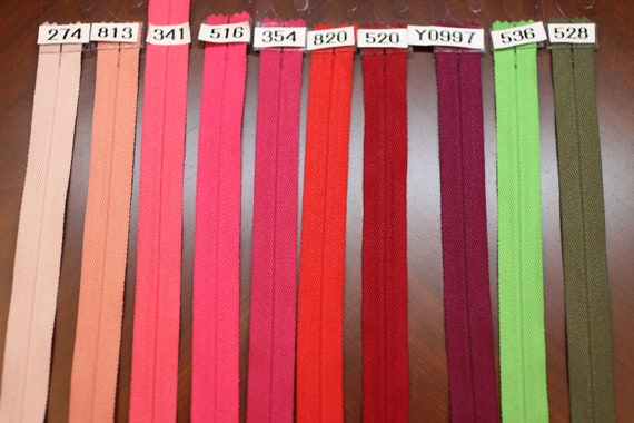 22" YKK Invisible Zipper, Nylon Dress Zipper #2