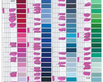 Gutermann cotton thread.  Quilting and embroidery thread.  50 weight cotton with 109 yards on each spool.  #3 Colors 8780 thru 9800.