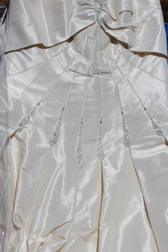 New with tags, Maggie Sottero's French taffeta br… - image 2