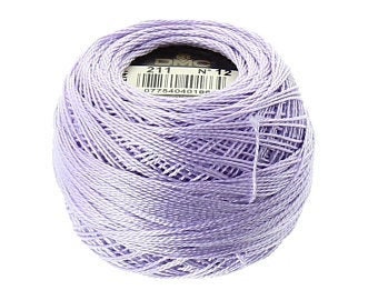 DMC Pearl Cotton #12 with 131 yards of thread.  Eighteen colors available.