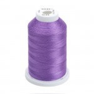 May include: A spool of purple embroidery thread.
