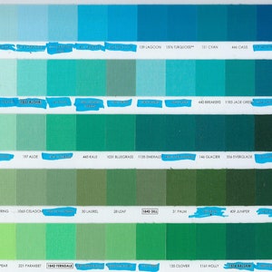 Kona cotton fabric by the yard.  Kona Solids Fabric:  232 colors, by Robert Kaufman.