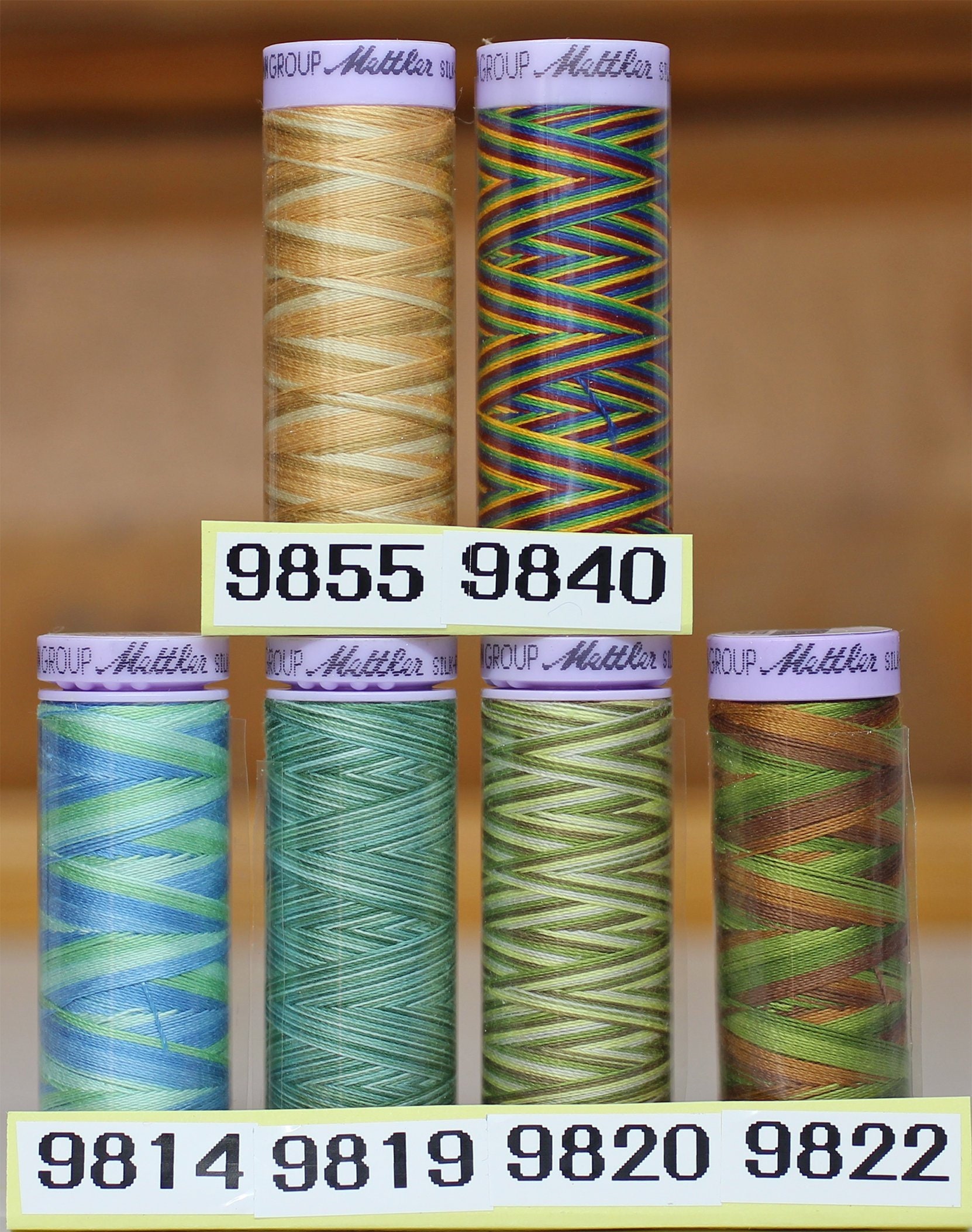 Quilting Thread; New Mettler Silk-Finished Cotton 50 Weight Variegated 109  Yards - My Blog