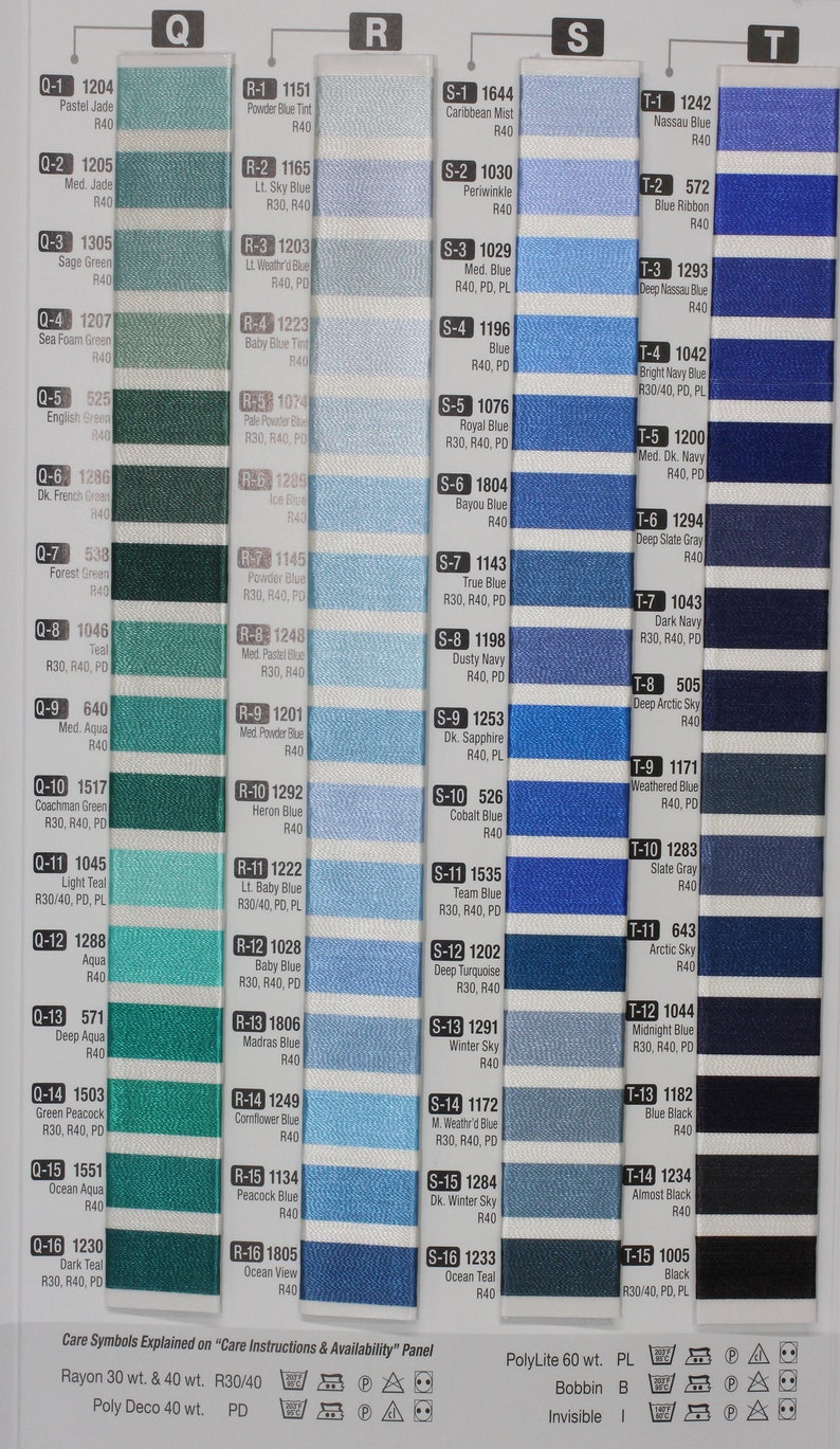 Sulky Machine Embroidery Thread Rayon in Stock and Ready to Etsy