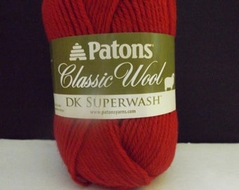 Patons Classic Wool DK Superwash yarn.