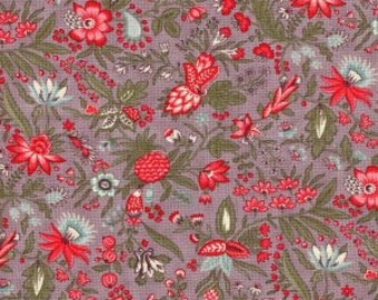 Moda cotton fabric by the yard.  "Quill-Mauve" by 3 Sisters.