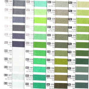 Sulky machine embroidery thread, rayon, in stock and ready to ship.  Rayon can be washed, boiled, is light fast, and can be dry cleaned.