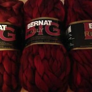 Bernat Really Big yarn. Two colors, Grand Canyon and Morocco. image 3