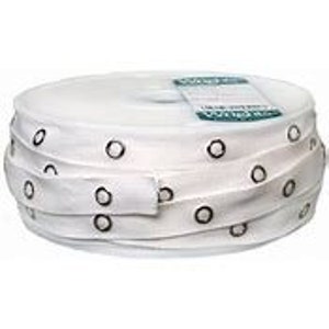Dritz Snap Tape with Metal Snaps, White, 12 yd