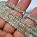 Green Amethyst Beads, Amethyst Gem Stone Beads, 7mm Beads, Faceted Rondelle, Gemstone For Jewelry, 9 Inches Strand