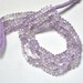 Pink Amethyst Gemstone Beads, Faceted Rondelle Beads, Amethyst Faceted Beads, Gemstone For Jewelry, 6mm, 9 Inches Strand