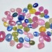 Sapphire Rose Cut, Ruby Rose Cut, Faceted Cabochon, Polki Cut Ruby And Sapphire 7x9mm to 12x14mm Each 10 pieces