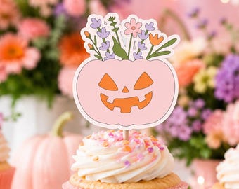 Summerween Cupcake Toppers - Set of 12