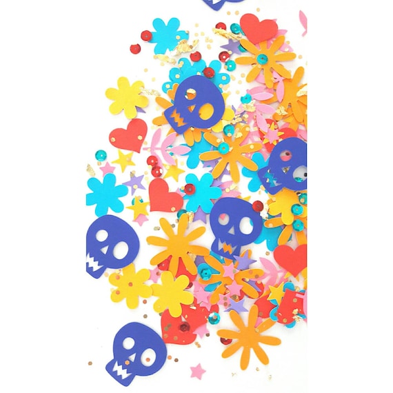 Coco Confetti. Disney Coco Birthday. COCO. Coco Party. Coco Birthday. Sugar Skull. Coco Confetti. Day of the Dead. Il_570xn
