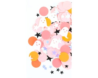 Pastel Halloween. Pink Halloween. Modern Halloween. Pastel Halloween Confetti. Halloween Confetti. Pink Halloween Confetti. Summerween