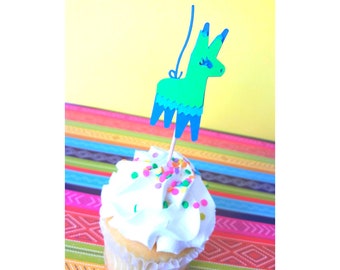 First Fiesta Cupcake Toppers. Cupcake Toppers. First Fiesta. Fiesta Party. Fiesta Decorations. Piñata Cupcake Toppers. Pinata Decorations.