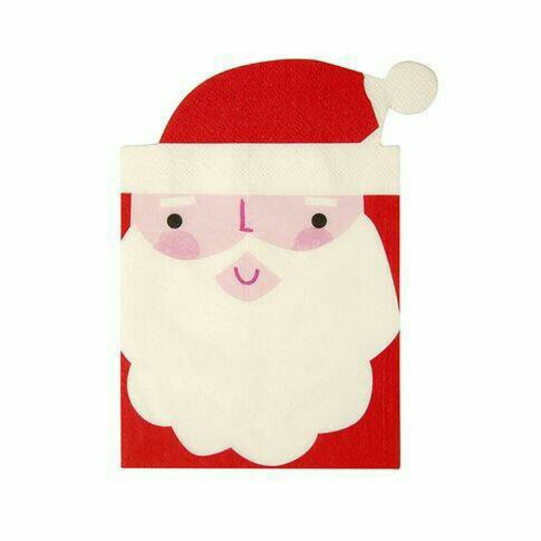santa-napkins-meri-meri-christmas-napkins-christmas-napkins-etsy-uk