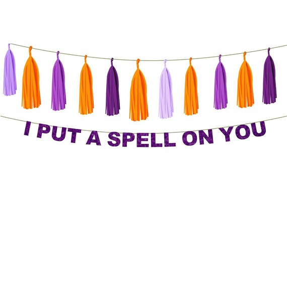 Hocus Pocus Banner I Put A Spell On You Halloween Banner