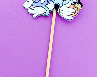 Minnie and Daisy Cupcake Toppers, Mickey Pastel Party Decor