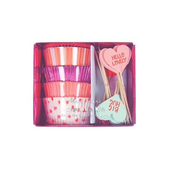 Meri Meri Valentines Day. Valentine's Day. Meri Meri Party Decor. Party Decorations. Hearts. Red Heart Il_570xn